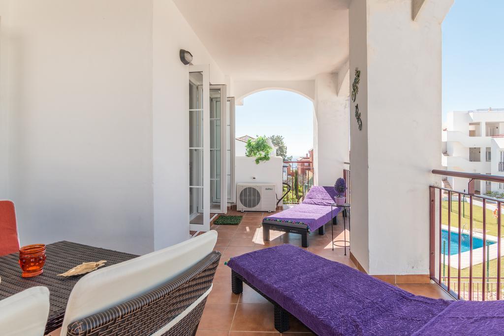 2144-Superb 2 bedrooms with terrace&pool Manilva Buitenkant foto